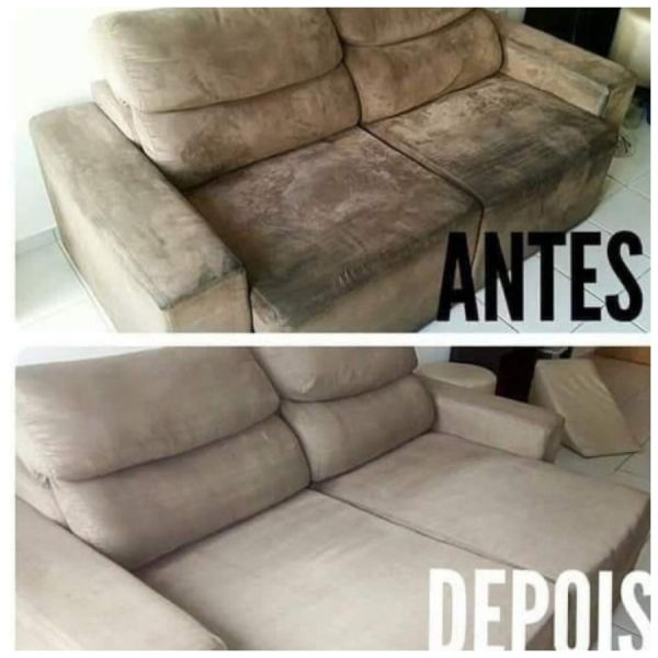 Limpeza de sofá a seco