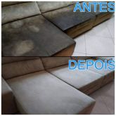 Limpeza de sofá a seco